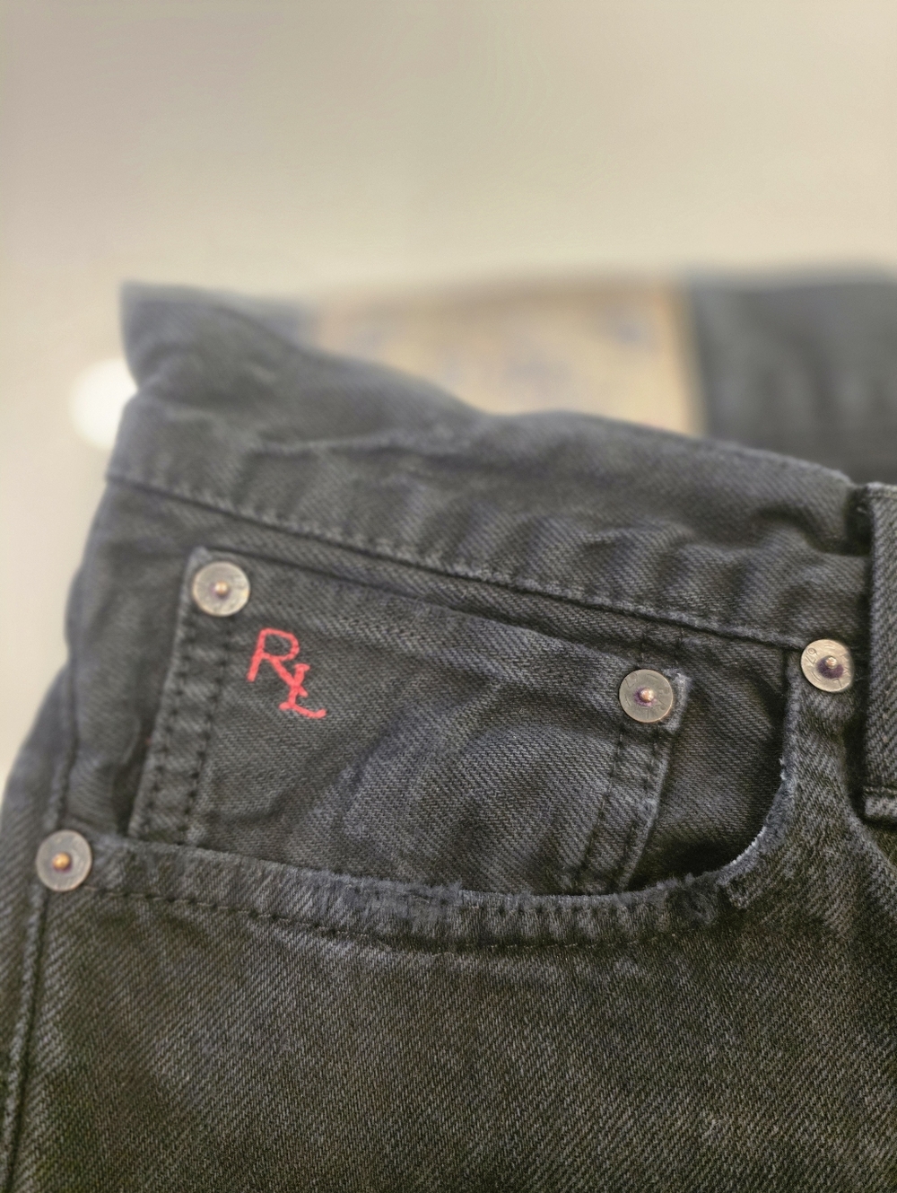Polo by Ralph Lauren Black Slim Men’s Jeans - Picture 5 of 10